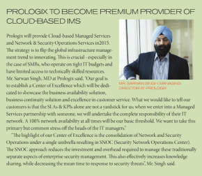 Prologix to Become Premium Provider of Cloud Based IMS